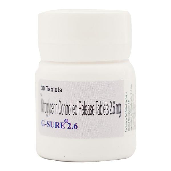G SURE 2.6mg Tablet 30's - Global Surgicals