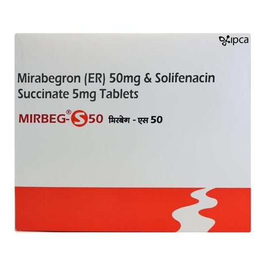 MIRBEG S 50 Tablet 10's