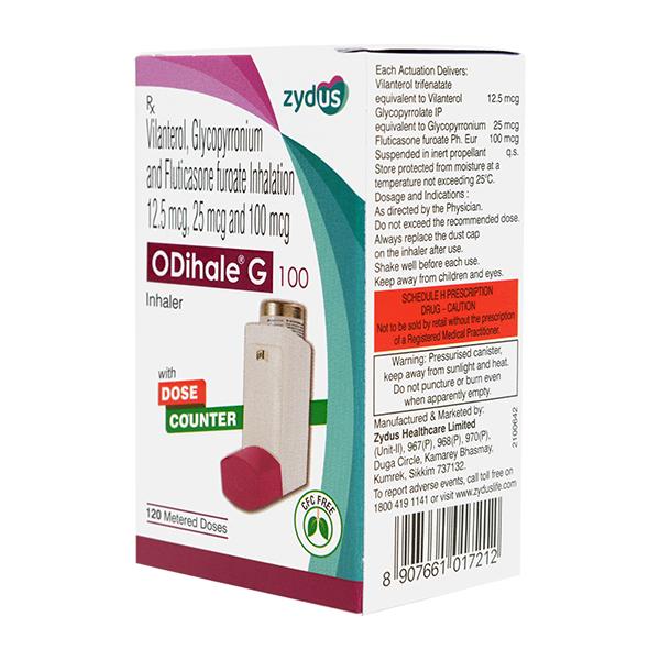 ODIHALE G 100 WITH DOSE COUNTER Inhaler 120md