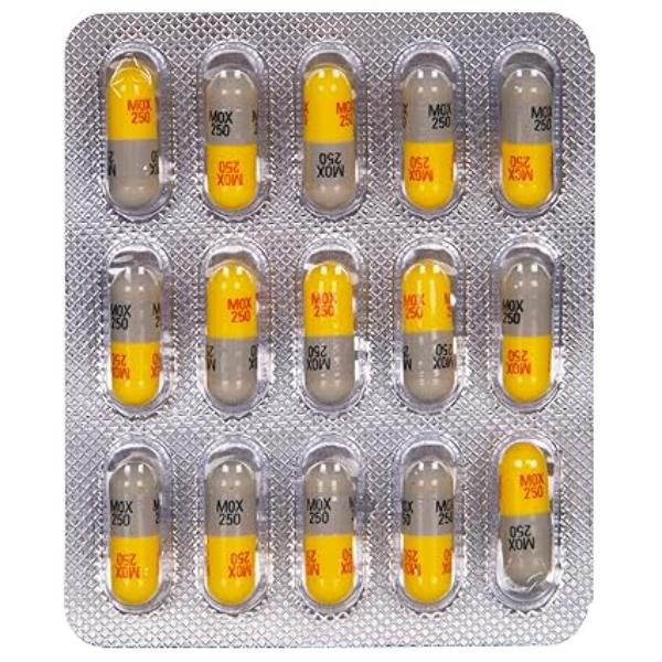 MOX 250mg Capsule 15'S