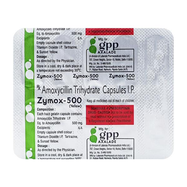 ZYMOX 500 Capsule 10's