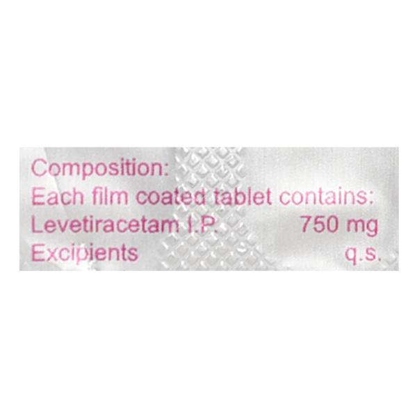 Keppra 750mg Tablet 10'S