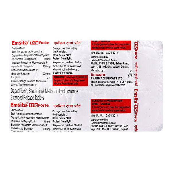 EMSITA TRIO FORTE Tablet 10's