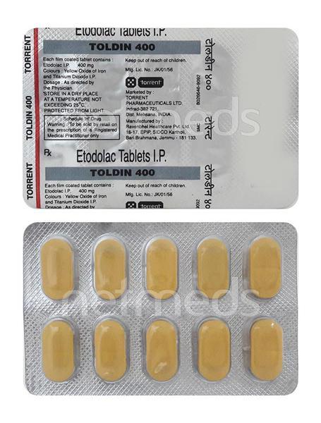 Toldin 400mg Tablet 10'S