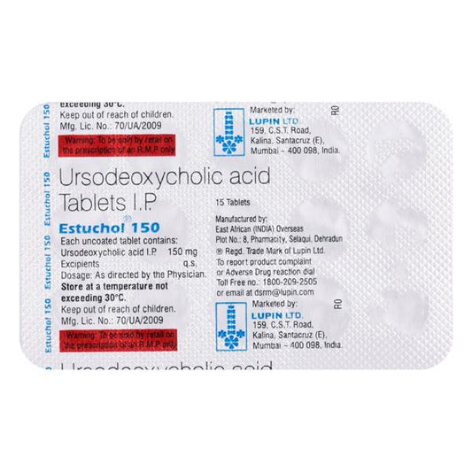 ESTUCHOL 150 Tablet 15's