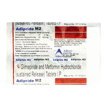 ADIPRIDE M 2mg Tablet 10's
