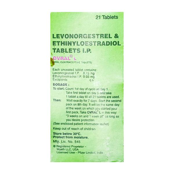 Ovral Tablet 21'S