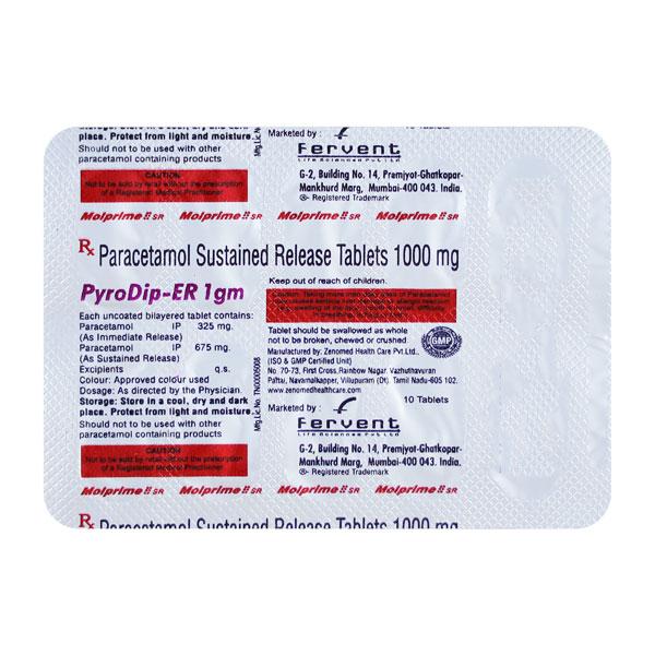 PYRODIP ER TABLET 10'S