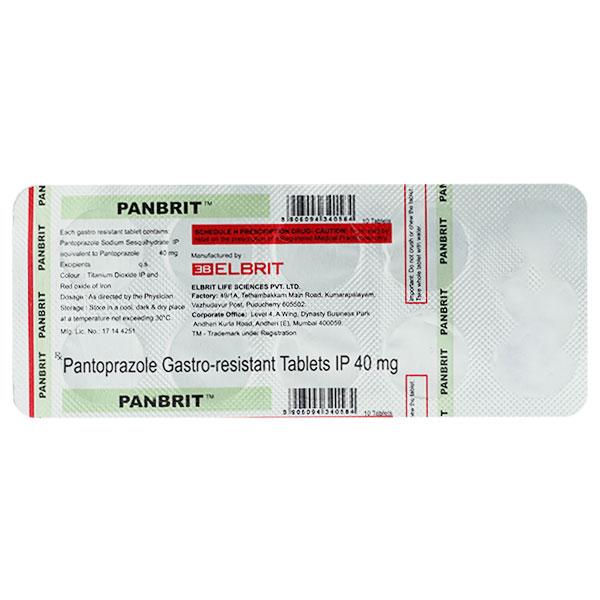 PANBRIT 40mg Tablet 10's