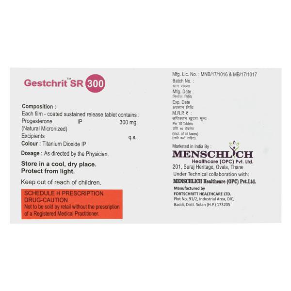 GESTCHRIT SR 300 Tablet 10's