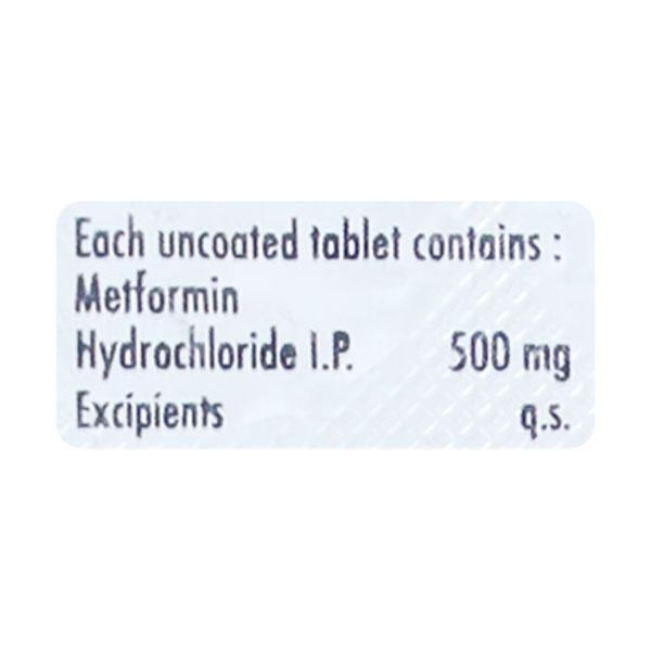 Gluformin 500mg Tablet 10'S