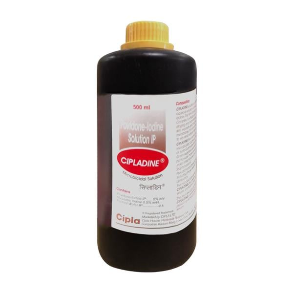 Cipladine 5% Solution 500ml