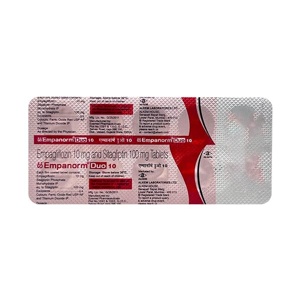 EMPANORM DUO 10 Tablet 10's