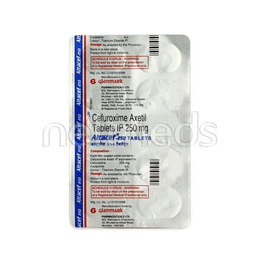 Altacef 250mg Tablet 10'S