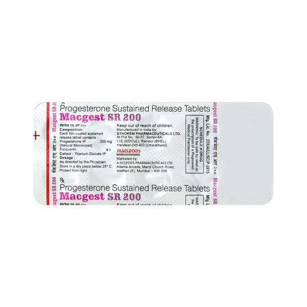 Macgest SR 200mg Tablet 10'S