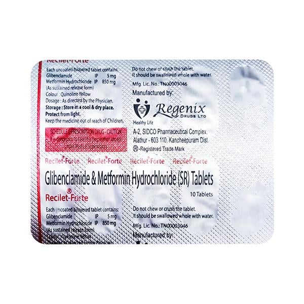 Recilet Forte 5mg Tablet 10'S