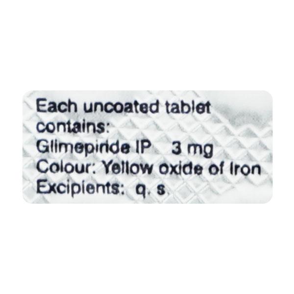 GP 3mg Tablet 10'S