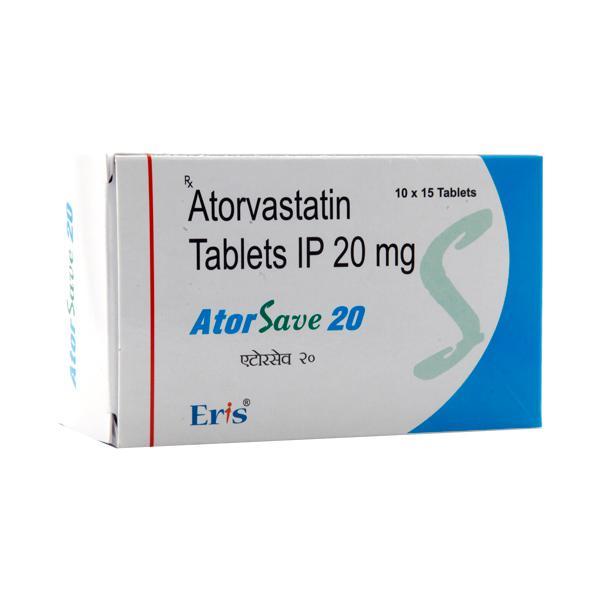 Atorsave 20mg Tablet 15'S