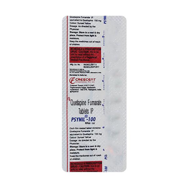 Psynil 100mg Tablet 10'S