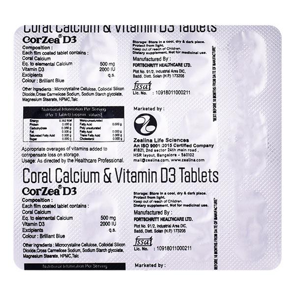 CORZEA D3 Tablet 15's