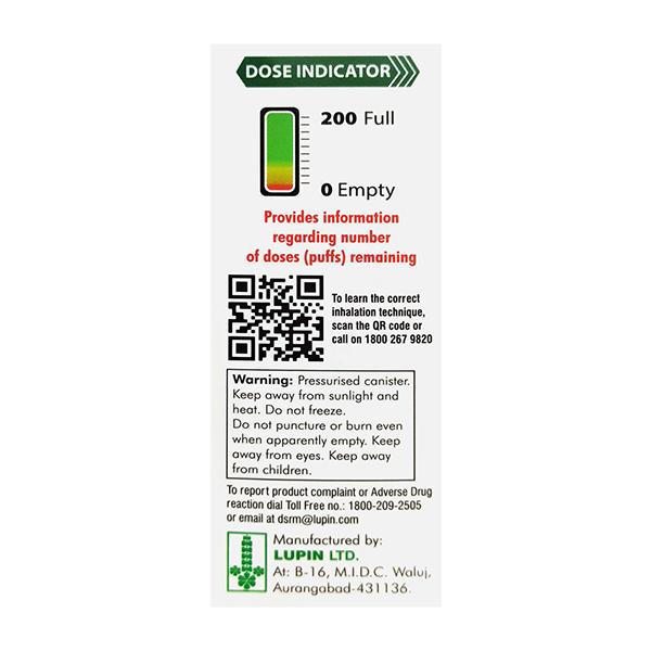 SALBAIR I WITH DOSE INDICATOR 200md Transhaler 12g
