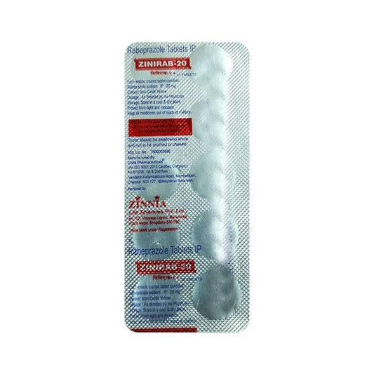 Zinirab 20mg Tablet 10'S