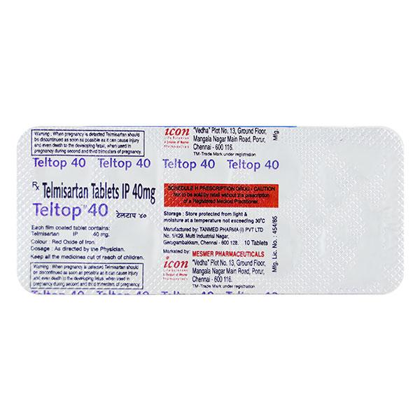 Teltop 40mg Tablet 10'S
