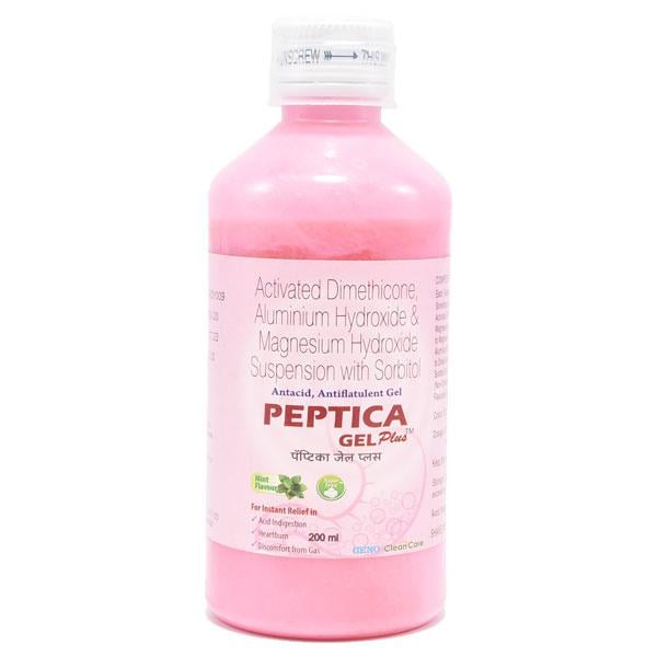 PEPTICA GEL PLUS SUGAR FREE MINT FLAVOUR Suspension 200ml