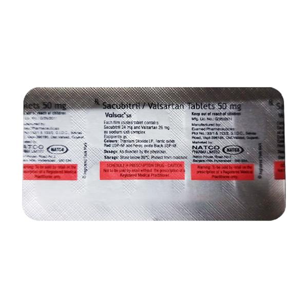 VALSAC 50 Tablet 10's