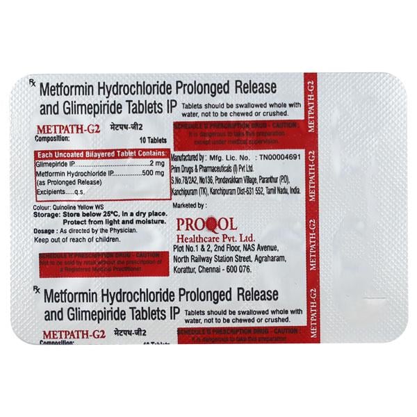 Metpath G2 Tablet 10'S