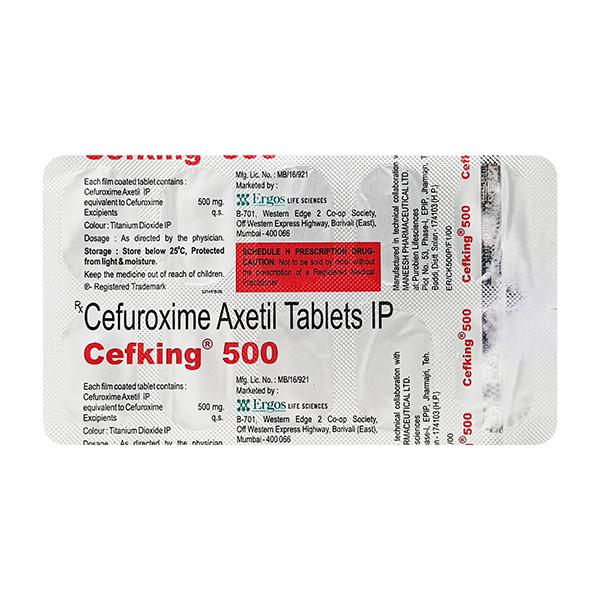 CEFKING 500mg Tablet 10's