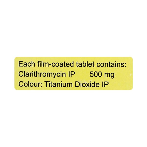 Clarbact 500mg Tablet 4'S