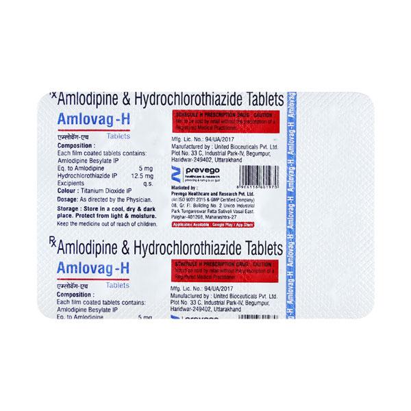 AMLOVAG H Tablet 14's