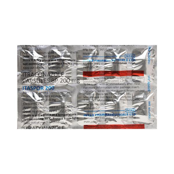 ITASPOR 200 Capsule 10's