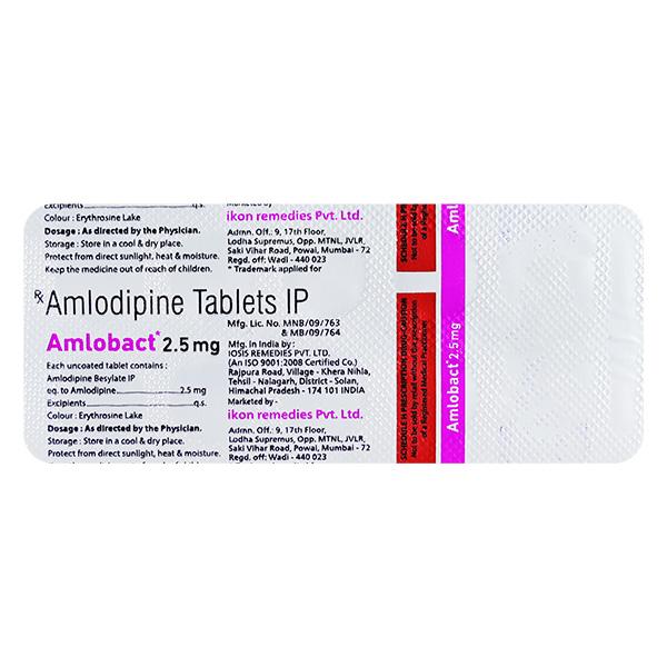 AMLOBACT 2.5 Tablet 10's