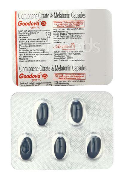Goodova 25mg Capsule 5'S
