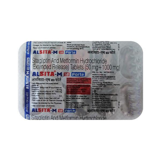ALSITA M 50 FORTE Tablet 10's