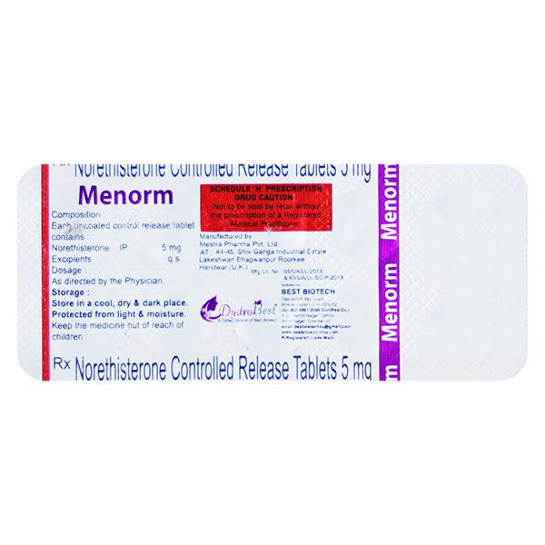 MENORM Tablet 10's