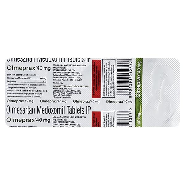 OLMEPRAX 40 Tablet 10's