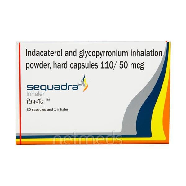 Sequadra 110mcg/50mcg Inhaler 1's