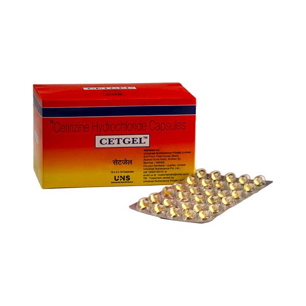 Cetgel Capsule 10'S