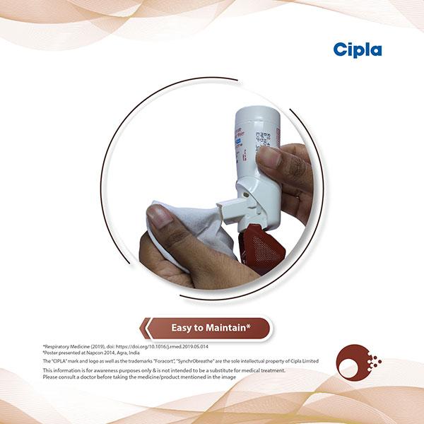 FORACORT 200 SYNCHROBREATHE Inhaler 120md