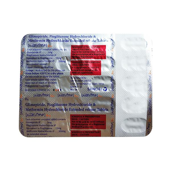 AMARYL MP 2mg Tablet 20's
