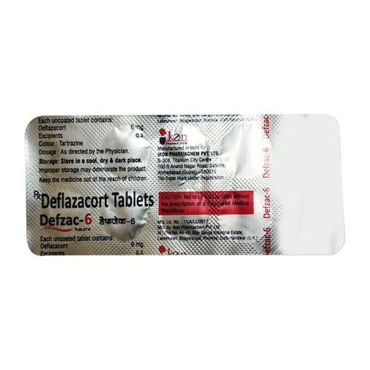 DEFZAC 6 Tablet 6's