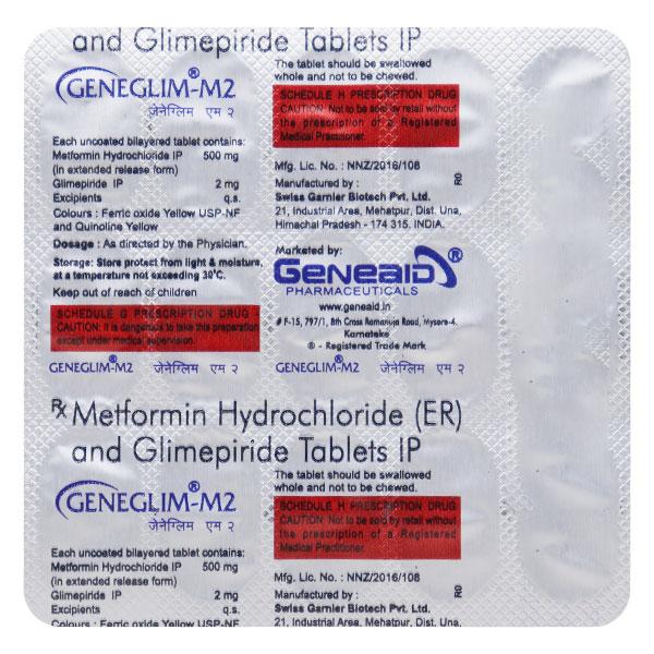 GENEGLIM M2 Tablet 15's