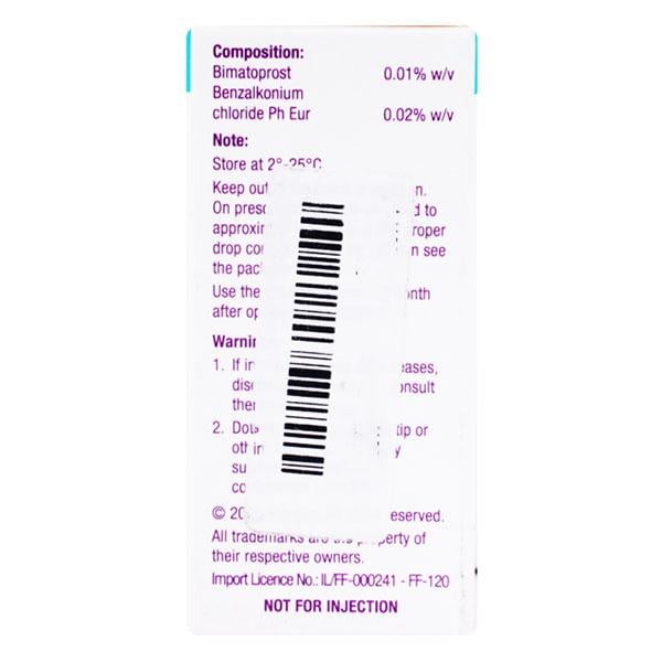 LUMIGAN 0.01% Ophthalmic Solution 3ml