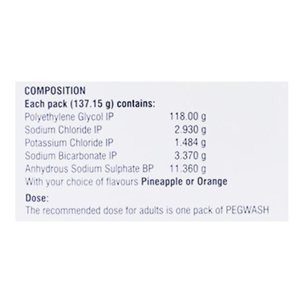 Pegwash Sachet 137.15gm