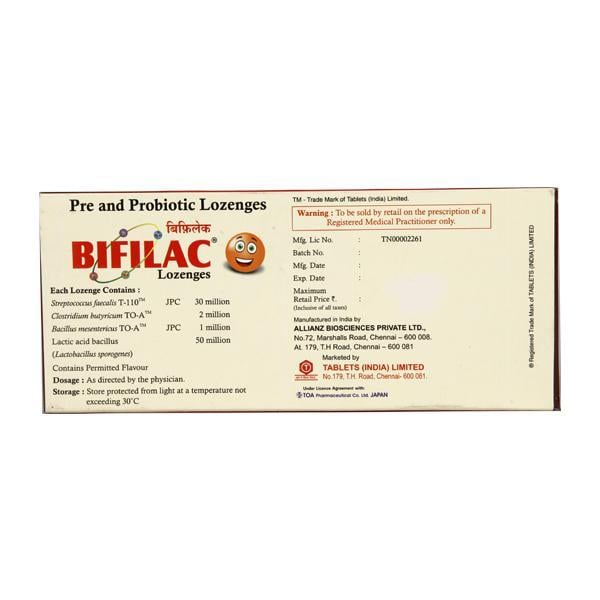 Bifilac Lozenges 10'S