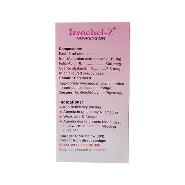 IRROCHEL Z ORANGE FLAVOUR Suspension 150ml