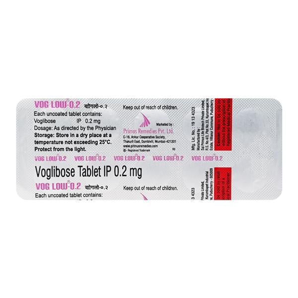 Voglow 0.2mg Tablet 10'S